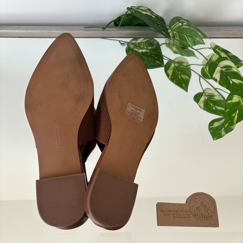 🆕 Steven by Steve Madden | Women’s Valdez Knit Mule in Brown 7.5 New - Picture 4 of 5